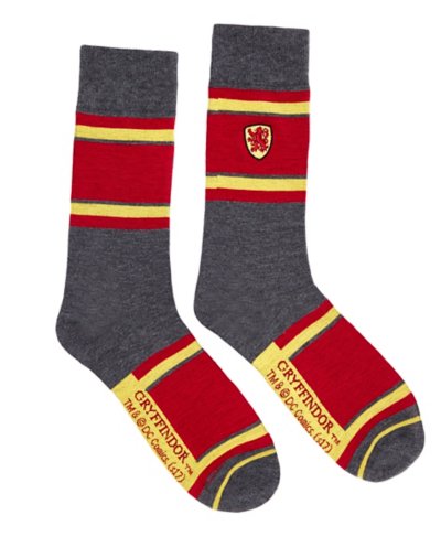 Gryffindor Embroidered Crew Socks - Harry Potter
