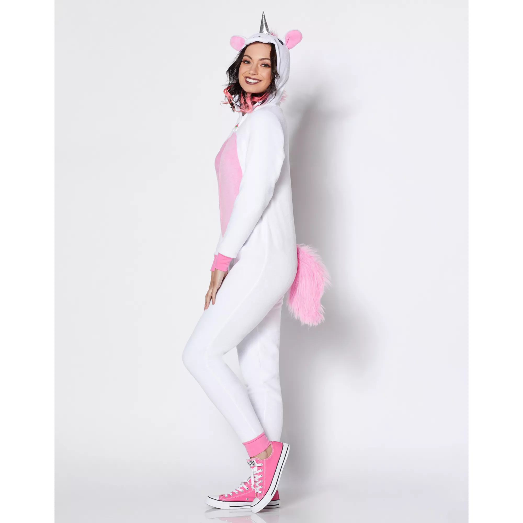 Adult Unicorn Jumpsuit Costume at Spirit Halloween