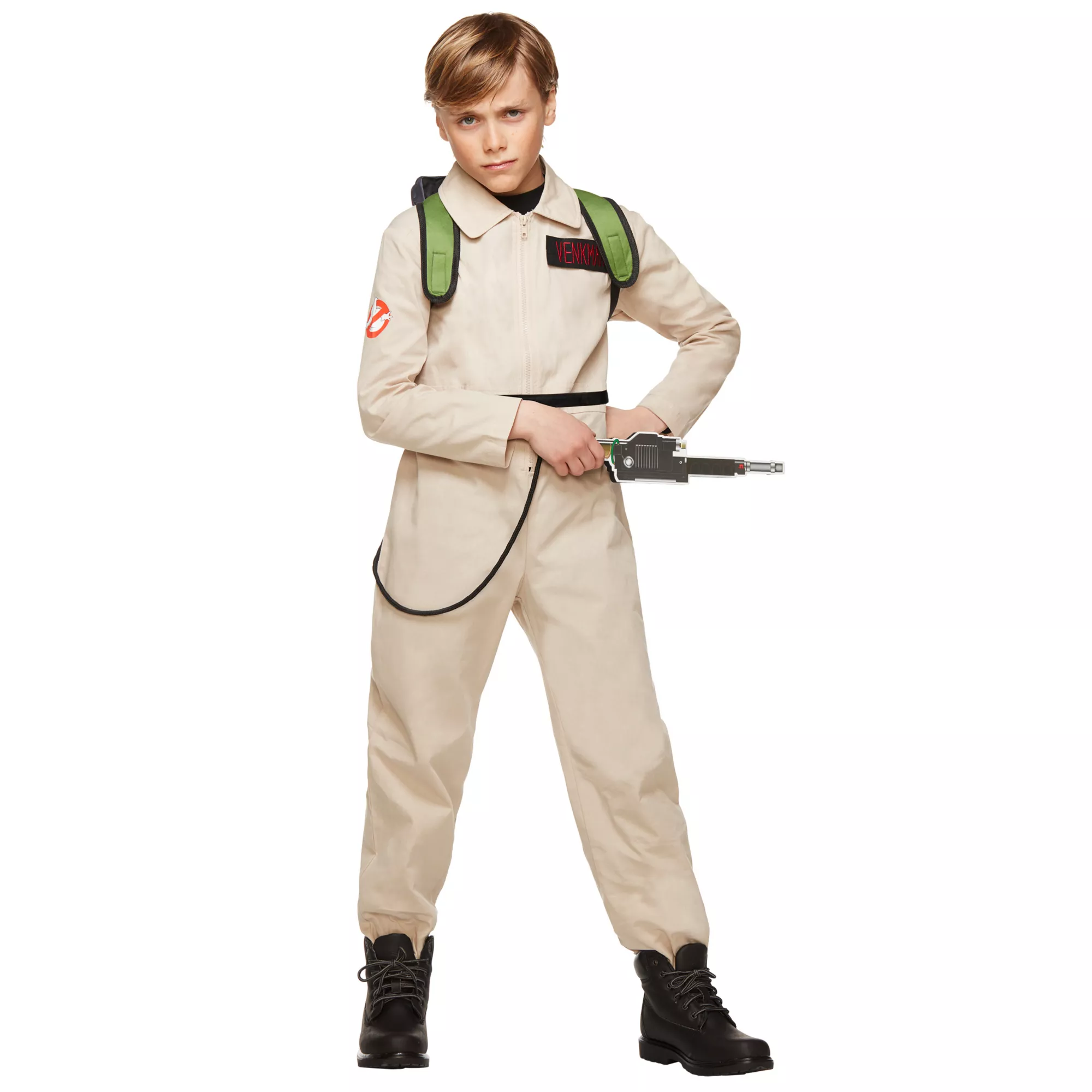 Kids Ghostbusters Boys One Piece Costume with Proton Pack - Ghostbusters Classic at Spirit Halloween
