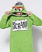 Adult Oscar the Grouch One Piece Costume - Sesame Street