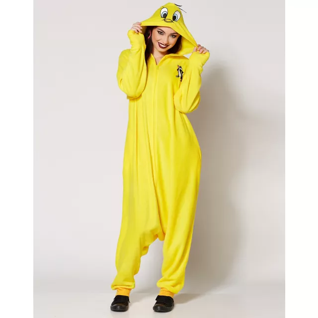 Adult Tweety Bird One Piece Costume - Looney Tunes at Spirit Halloween