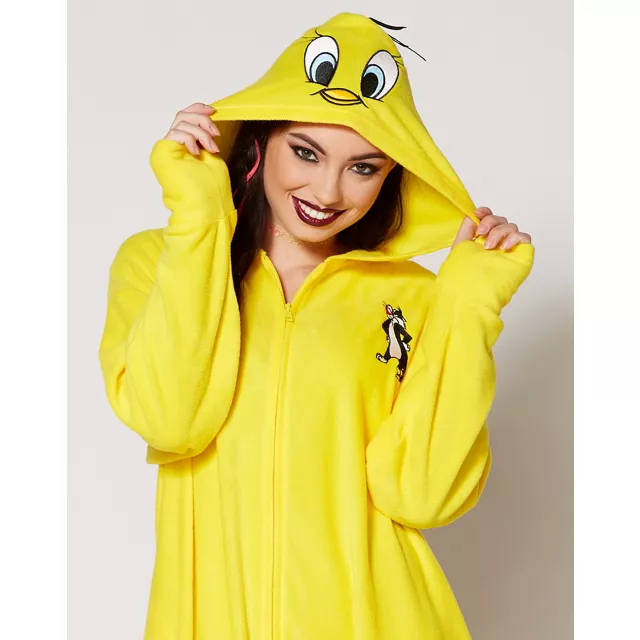 Adult Tweety Bird One Piece Costume - Looney Tunes at Spirit Halloween