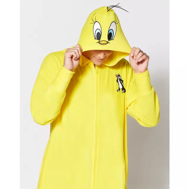 Adult Tweety Bird One Piece Costume - Looney Tunes at Spirit Halloween