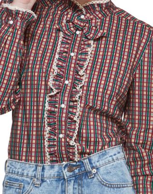 Adult Ruffle Barb Shirt - Stranger Things