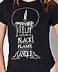 Black Flame T Shirt - Hocus Pocus