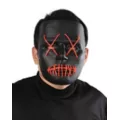 Light-Up EL Wire X Eyes Mask at Spirit Halloween