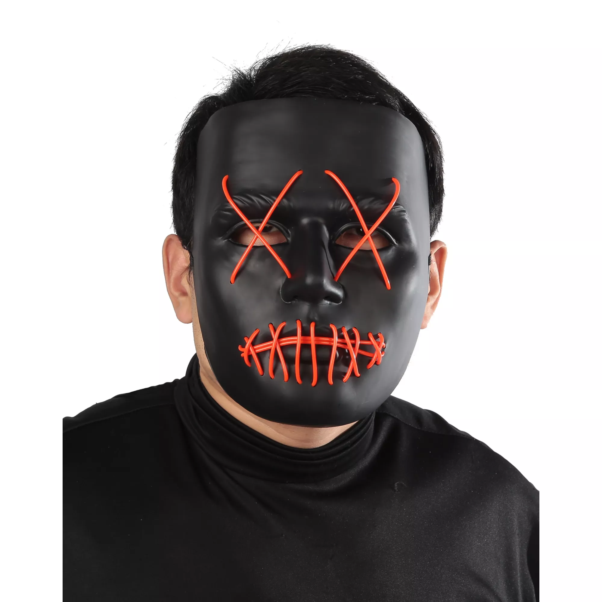 Light-Up EL Wire X Eyes Mask at Spirit Halloween