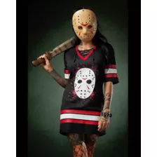 Adult Jason Voorhees Hockey Dress – Friday the 13th at Spirit Halloween
