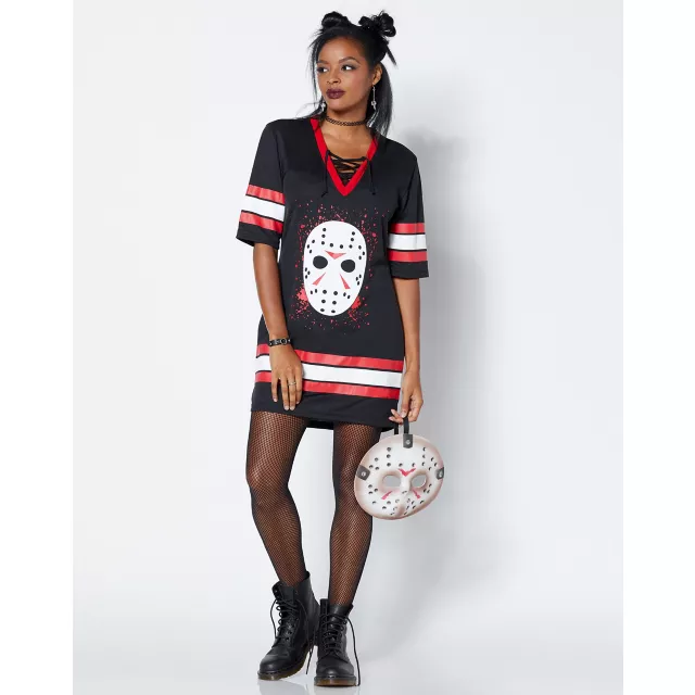 Adult Jason Voorhees Hockey Dress – Friday the 13th at Spirit Halloween