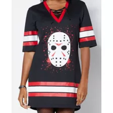 Adult Jason Voorhees Hockey Dress – Friday the 13th at Spirit Halloween