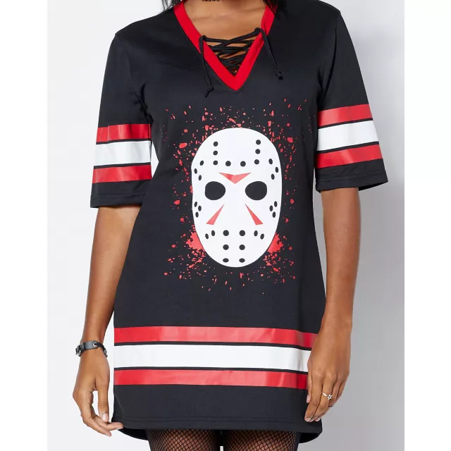 Adult Jason Voorhees Hockey Dress – Friday the 13th at Spirit Halloween