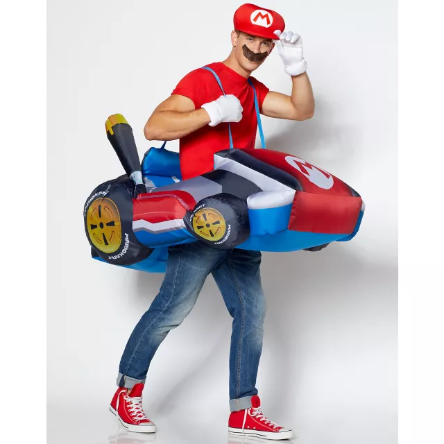 Adult Mario Kart Inflatable Costume - Mario Kart at Spirit Halloween