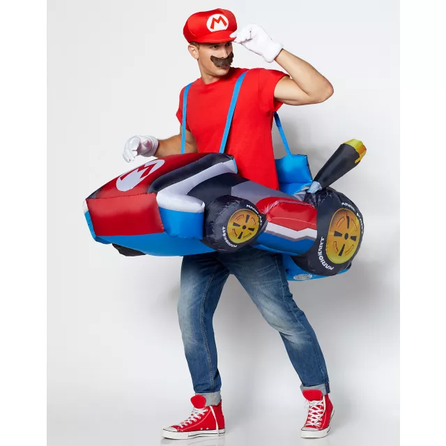 Adult Mario Kart Inflatable Costume - Mario Kart at Spirit Halloween