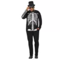 Long Sleeve Skeleton T Shirt at Spirit Halloween
