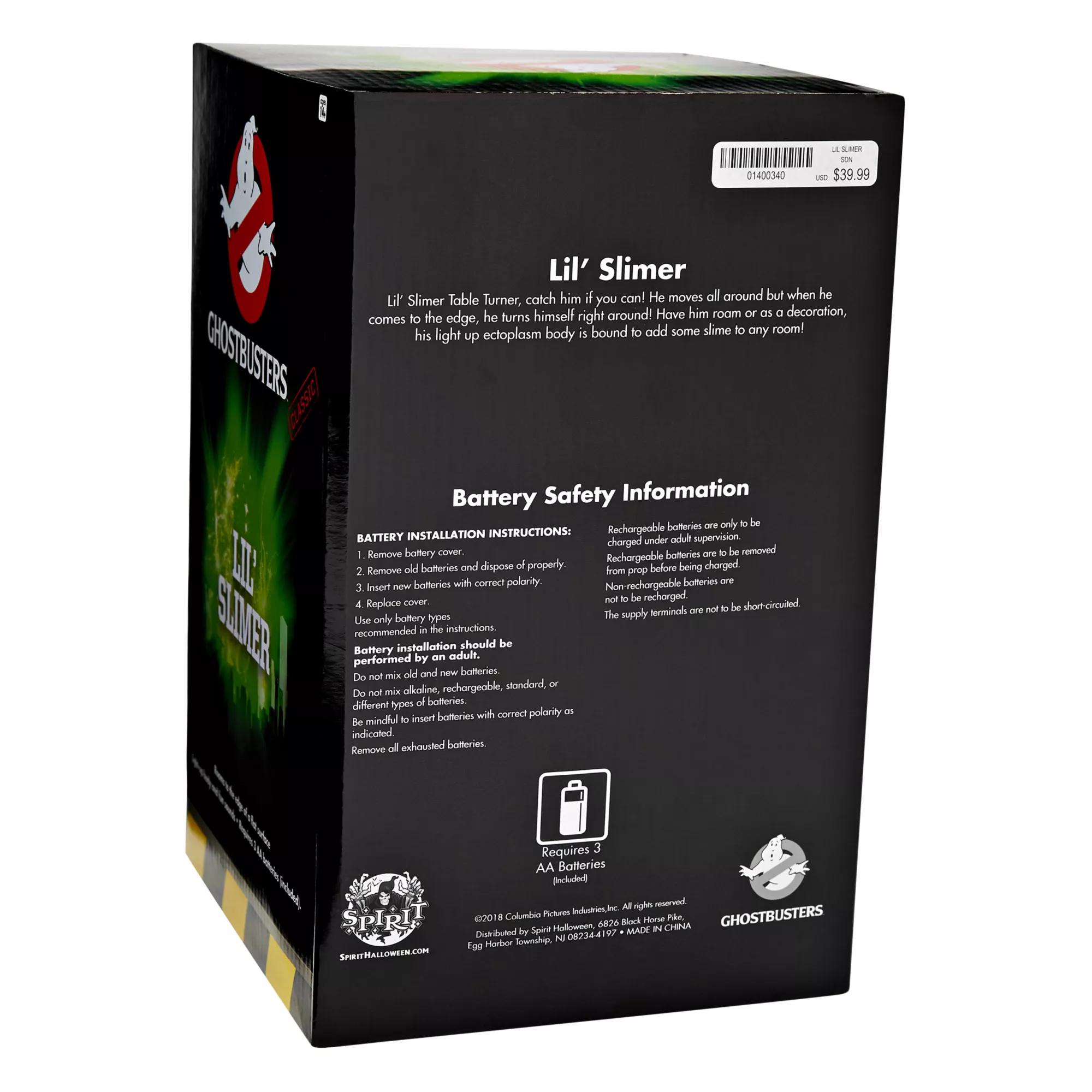 10 Inch Light-Up Slimer Table Turner - Ghostbusters at Spirit Halloween