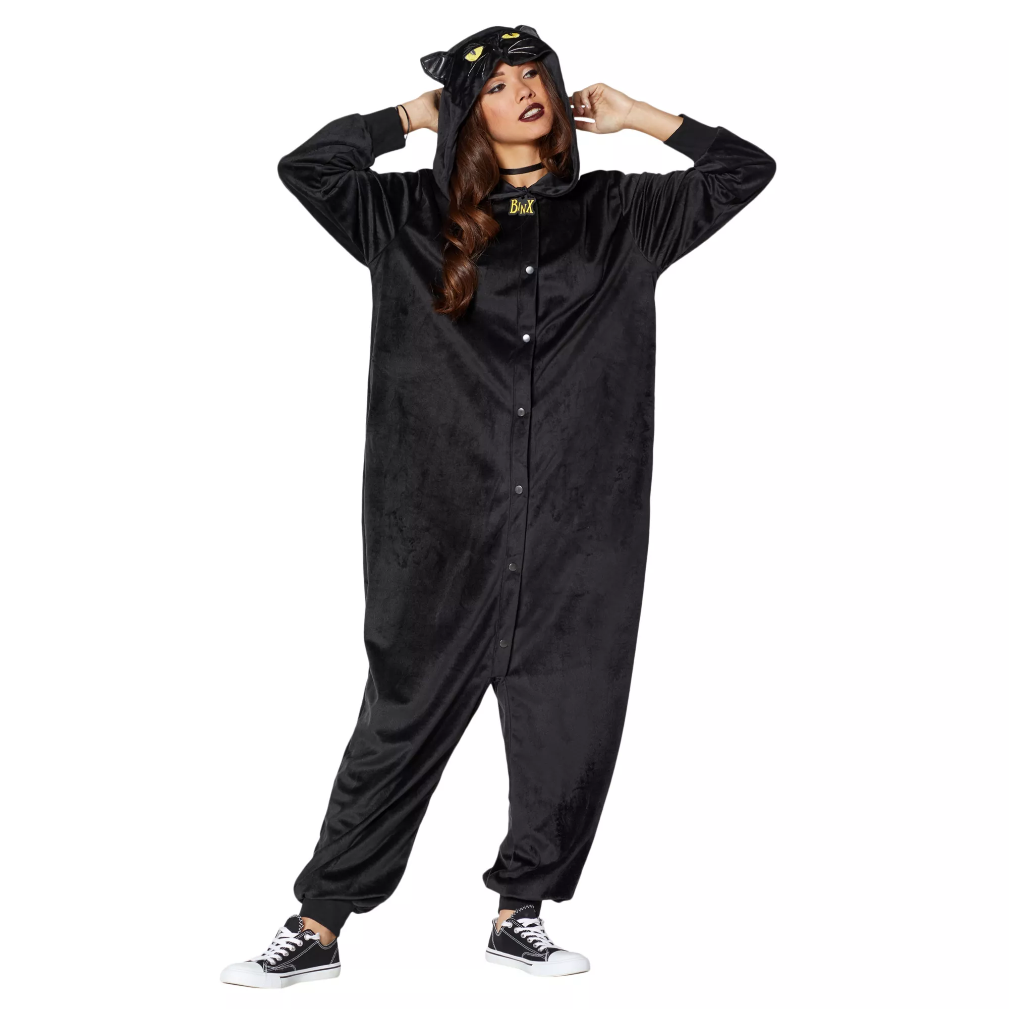 Adult Binx Jumpsuit Costume - Hocus Pocus at Spirit Halloween