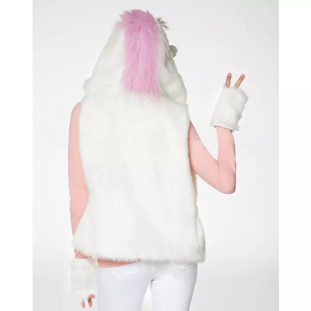 Faux Fur Unicorn Vest at Spirit Halloween