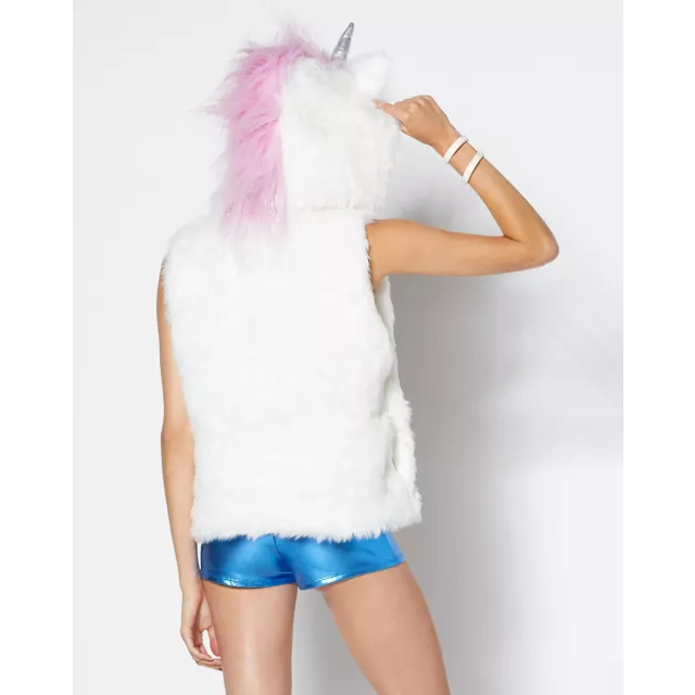 Faux Fur Unicorn Vest at Spirit Halloween