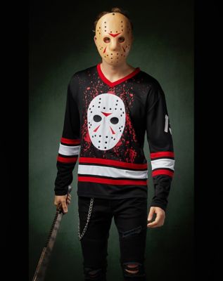 Licensed Jason Voorhees Hockey Friday The 13th Mens Halloween Costume