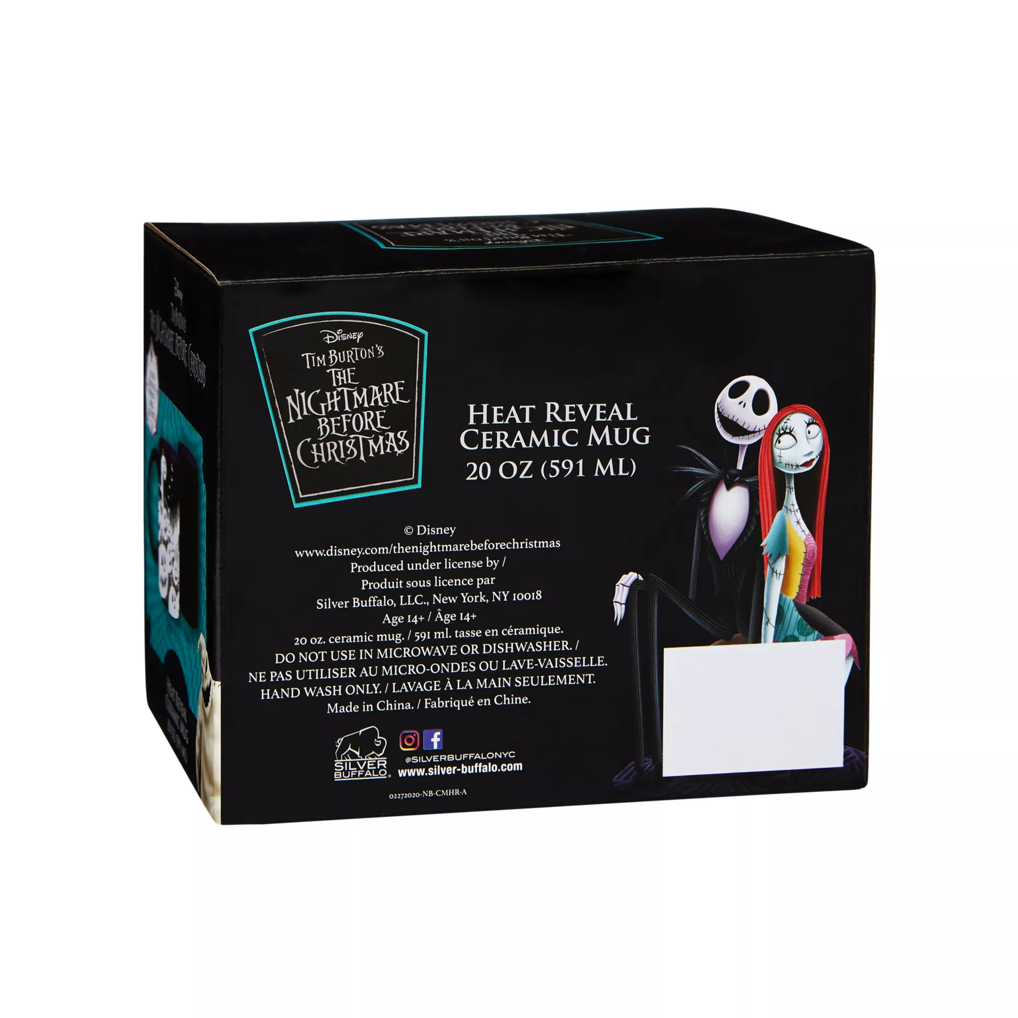 Jack Skellington Color Changing Coffee Mug 20 oz. - The Nightmare Before Christmas at Spirit Halloween