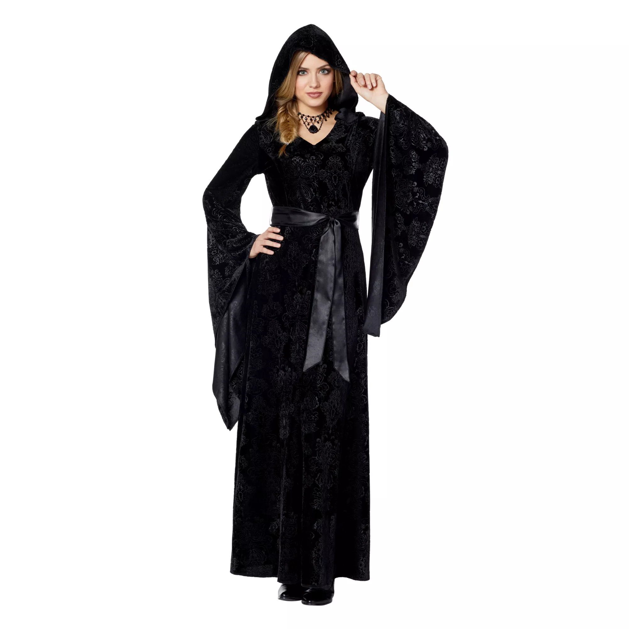 Velvet Hooded Robe at Spencer's