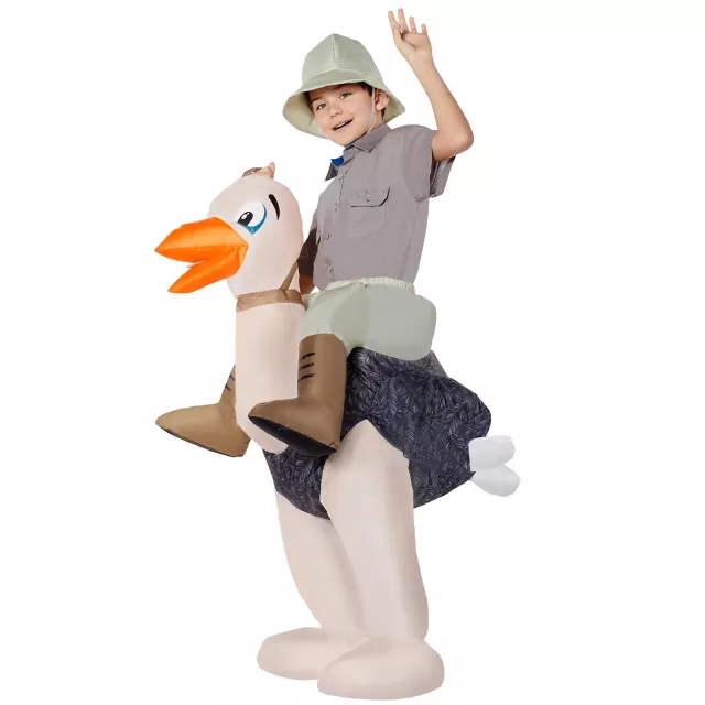 Kids Inflatable Ostrich Ride-Along Costume at Spencer's