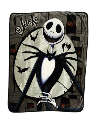 Jack and Sally Reversible Fleece Blanket - The Nightmare Before ...