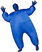 Kids Blue Light Up Inflatable Super Skin Suit Costume