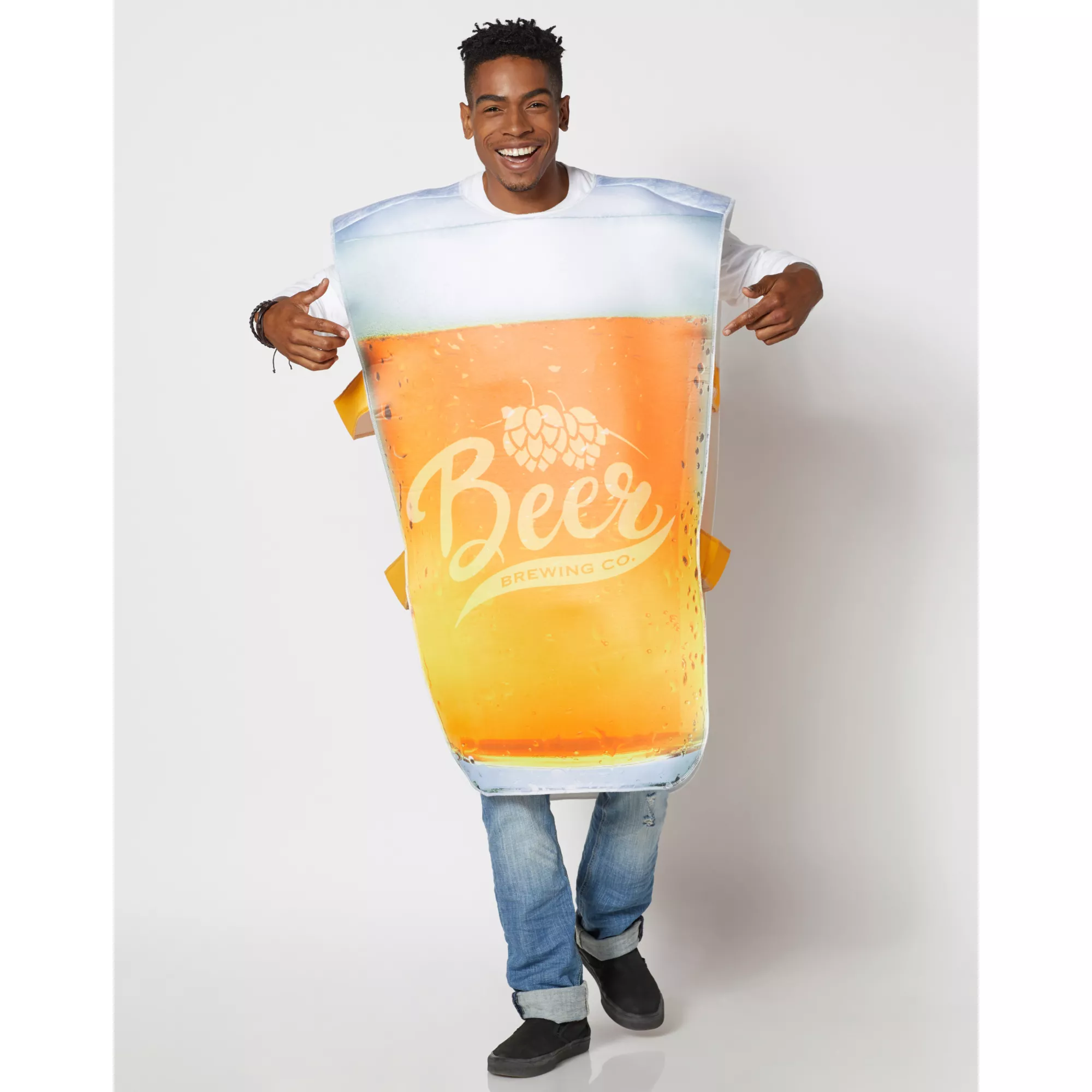 Oktoberfest Adult Pint Glass Beer Costume at Spencer's