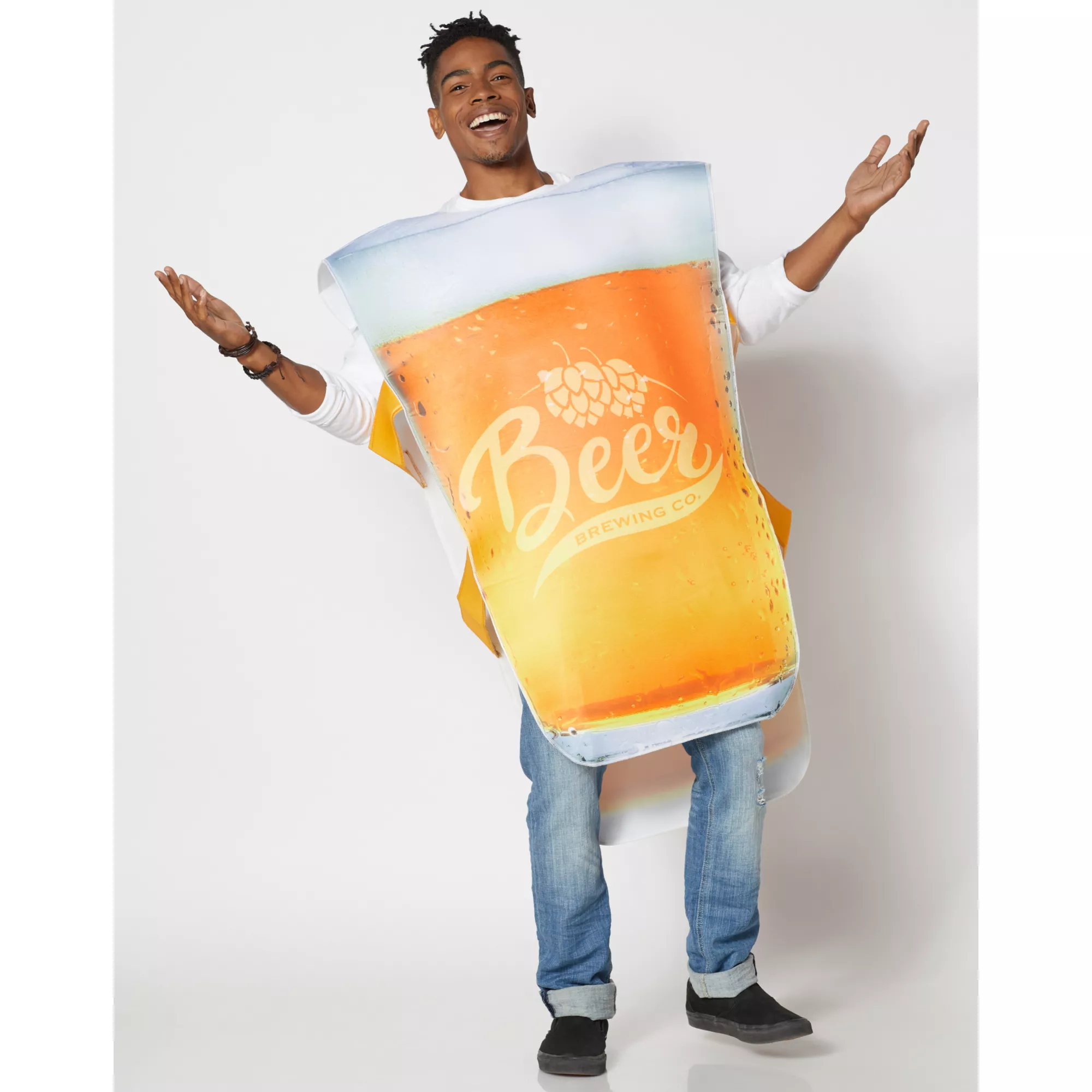 Oktoberfest Adult Pint Glass Beer Costume at Spencer's