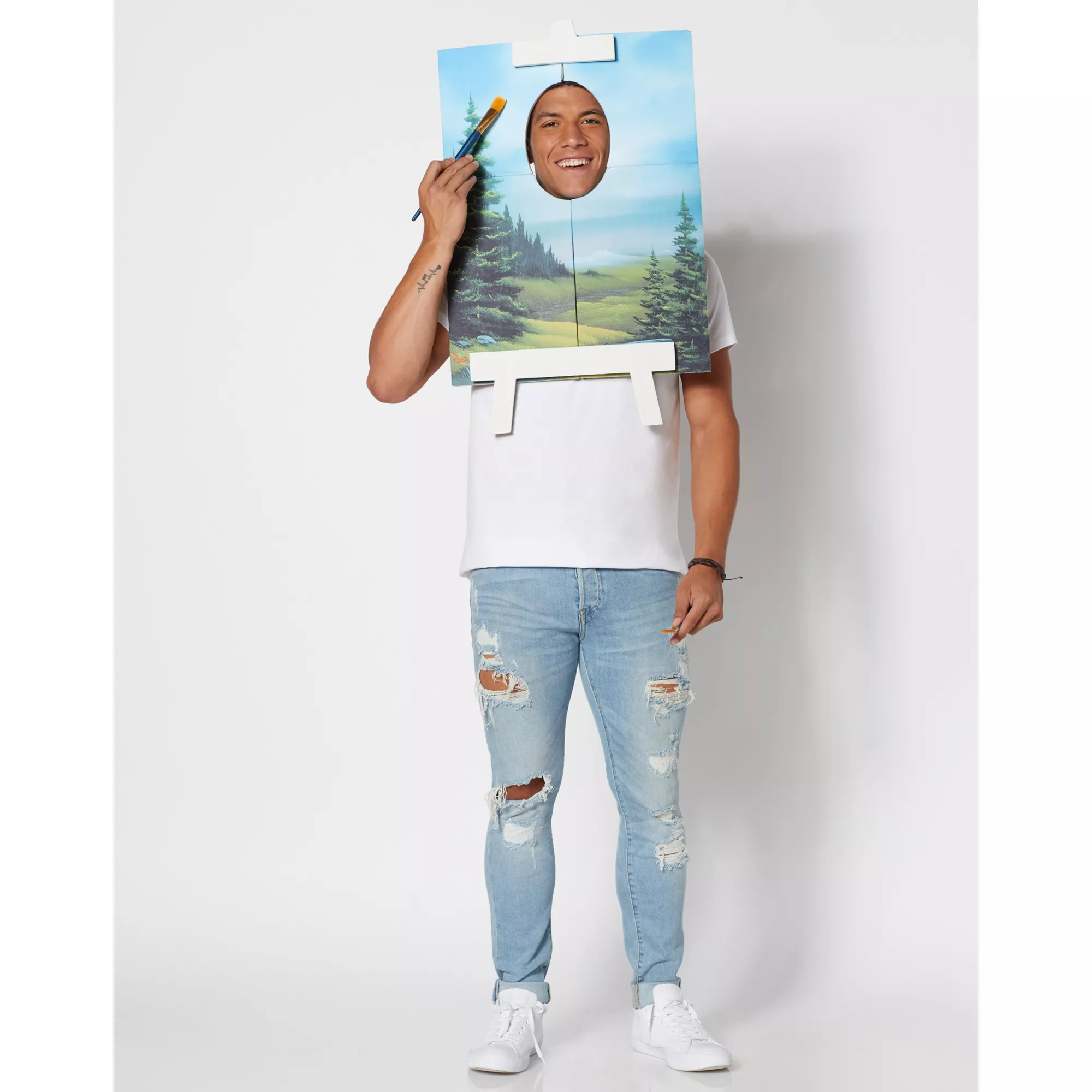 Adult Bob Ross Painting Costume - Firefly at Spencer's