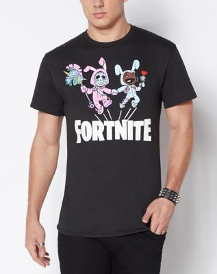 adult bunny brawler and rabbit raider t shirt fortnite - fortnite save the world merch