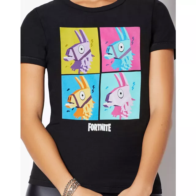 Adult Grid Loot Llama T Shirt - Fortnite at Spencer's