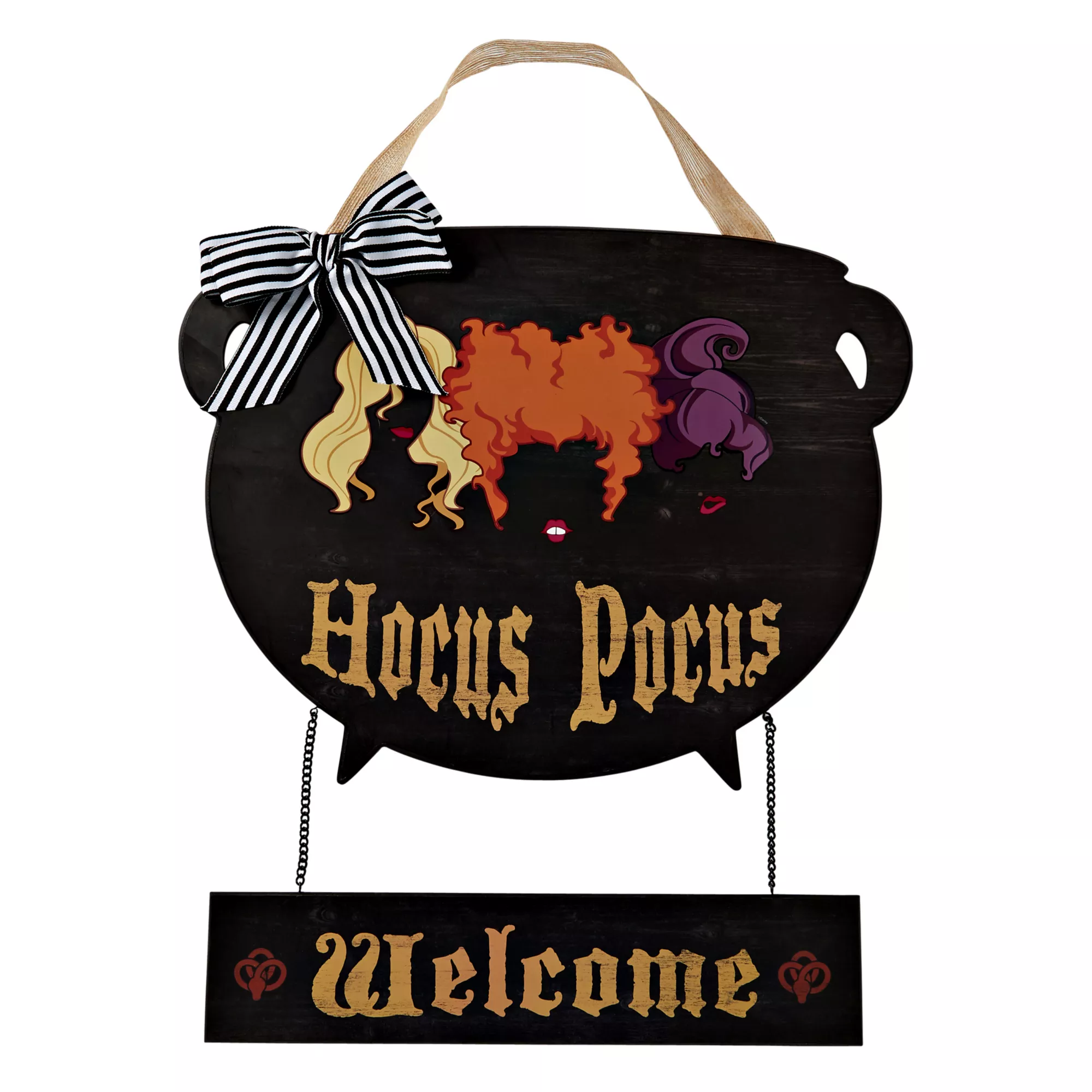 Hocus Pocus Cauldron Wreath - Disney at Spencer's