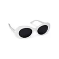 '60s White Sunglasses at Spencer's