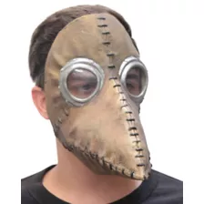 Brown Plague Doctor Half Mask at Spencer's