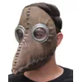 Brown Plague Doctor Half Mask at Spencer's