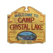 Welcome to Camp Crystal Lake Sign - Friday the 13th at Spirit Halloween