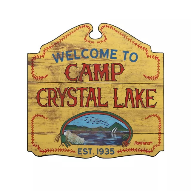 Welcome to Camp Crystal Lake Sign - Friday the 13th at Spirit Halloween