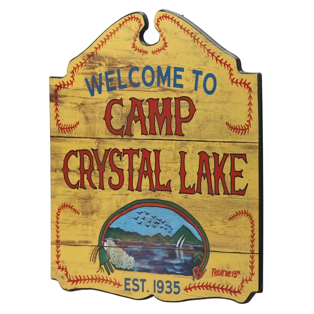 Welcome to Camp Crystal Lake Sign - Friday the 13th at Spirit Halloween
