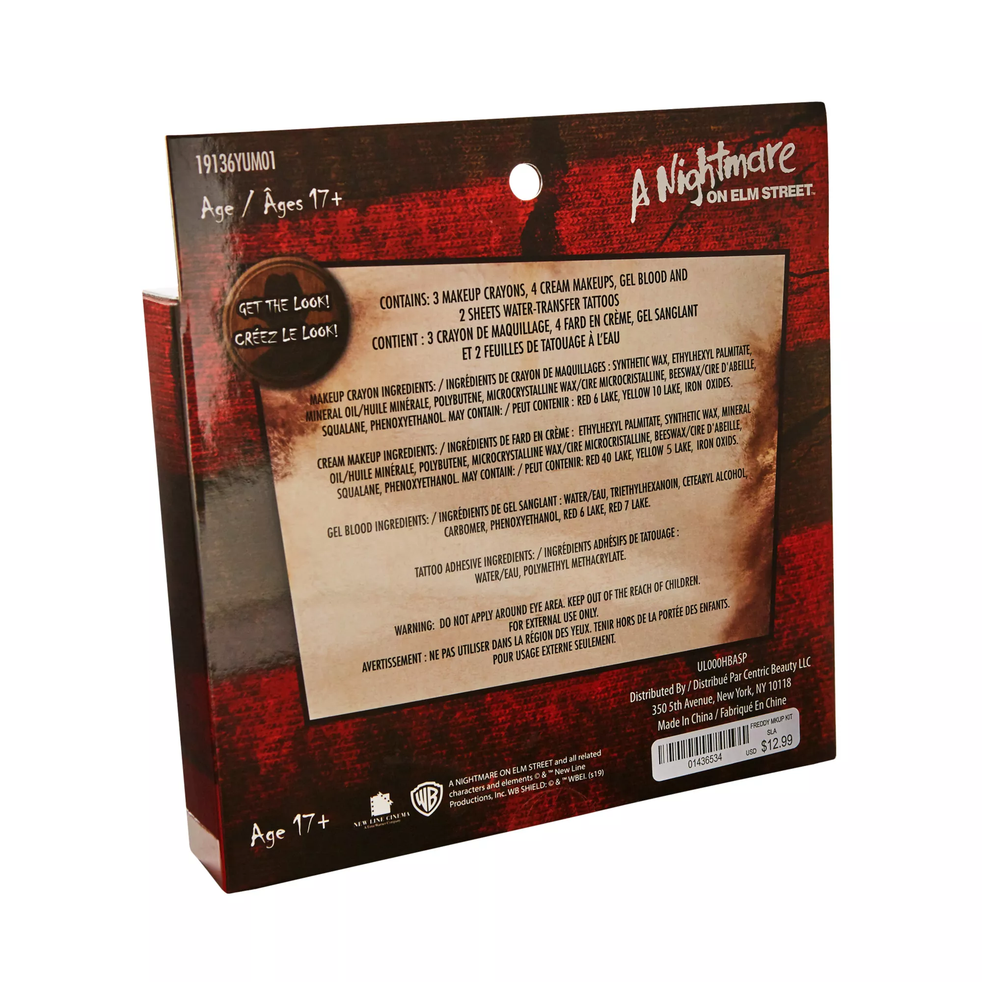 A Nightmare On Elm Street Makeup Kit