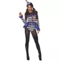 Adult Carnival Clown Bodysuit Costume at Spencer's