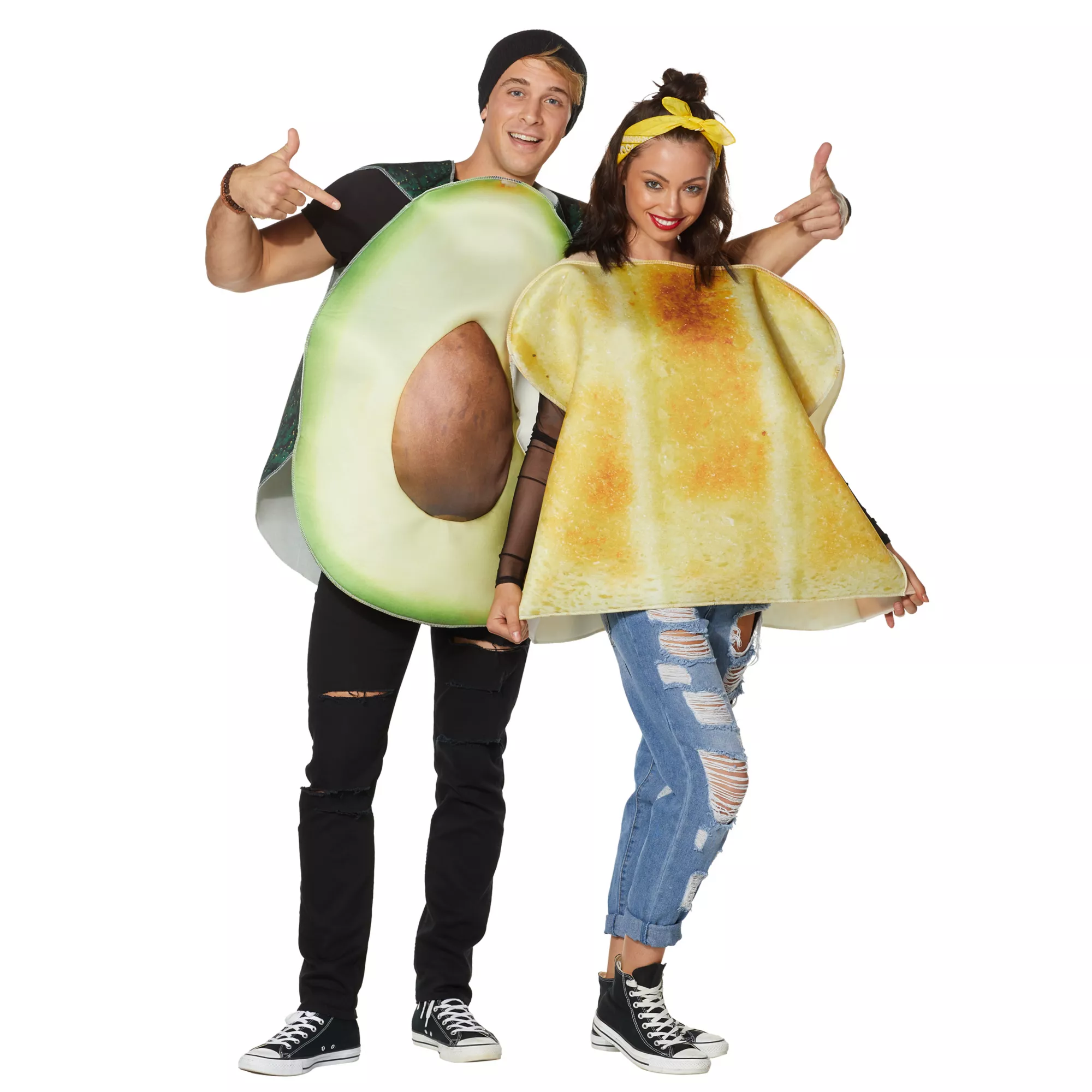 Adult Avocado and Toast Couples Costume at Spirit Halloween