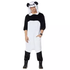 Adult Panda Jumpsuit Costume at Spirit Halloween