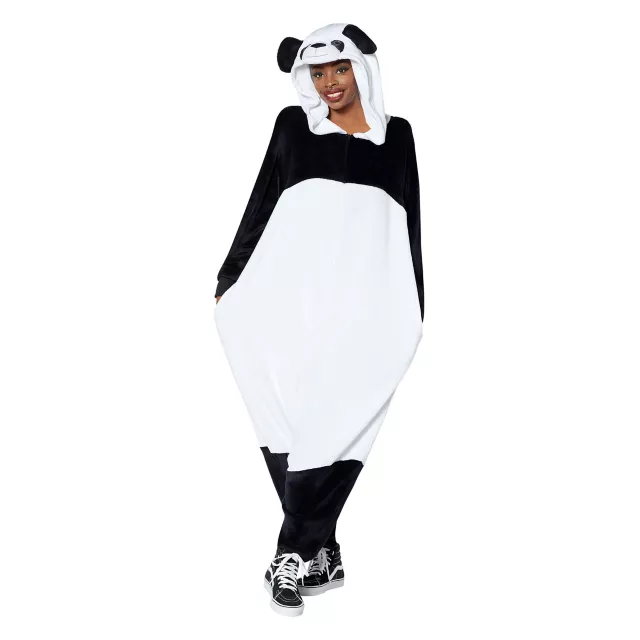 Adult Panda Jumpsuit Costume at Spirit Halloween