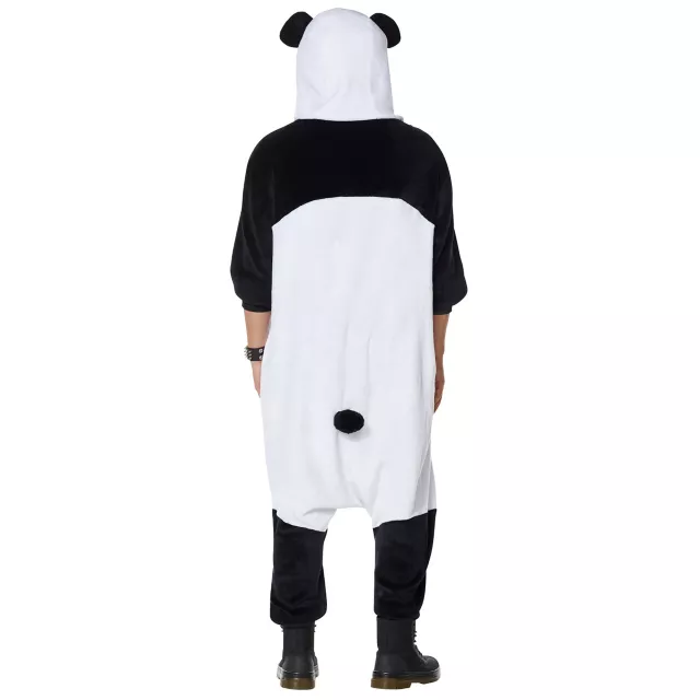 Adult Panda Jumpsuit Costume at Spirit Halloween
