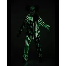 Kids Glow in the Dark Chaos Clown Costume at Spirit Halloween