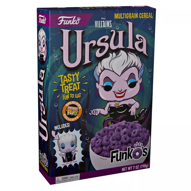 Ursula FunkO’s Cereal with Pocket Pop Figure – Disney Villains at Spencer's