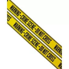 Warning Tape at Spirit Halloween