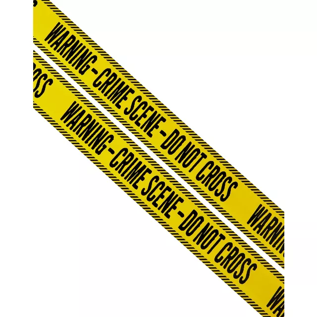 Warning Tape at Spirit Halloween